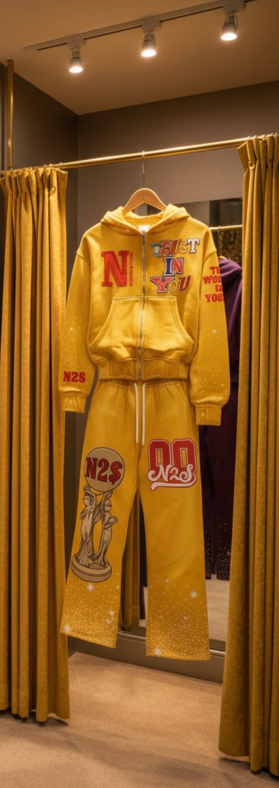 The world is yours Special Edition Jumpsuit (yellow)