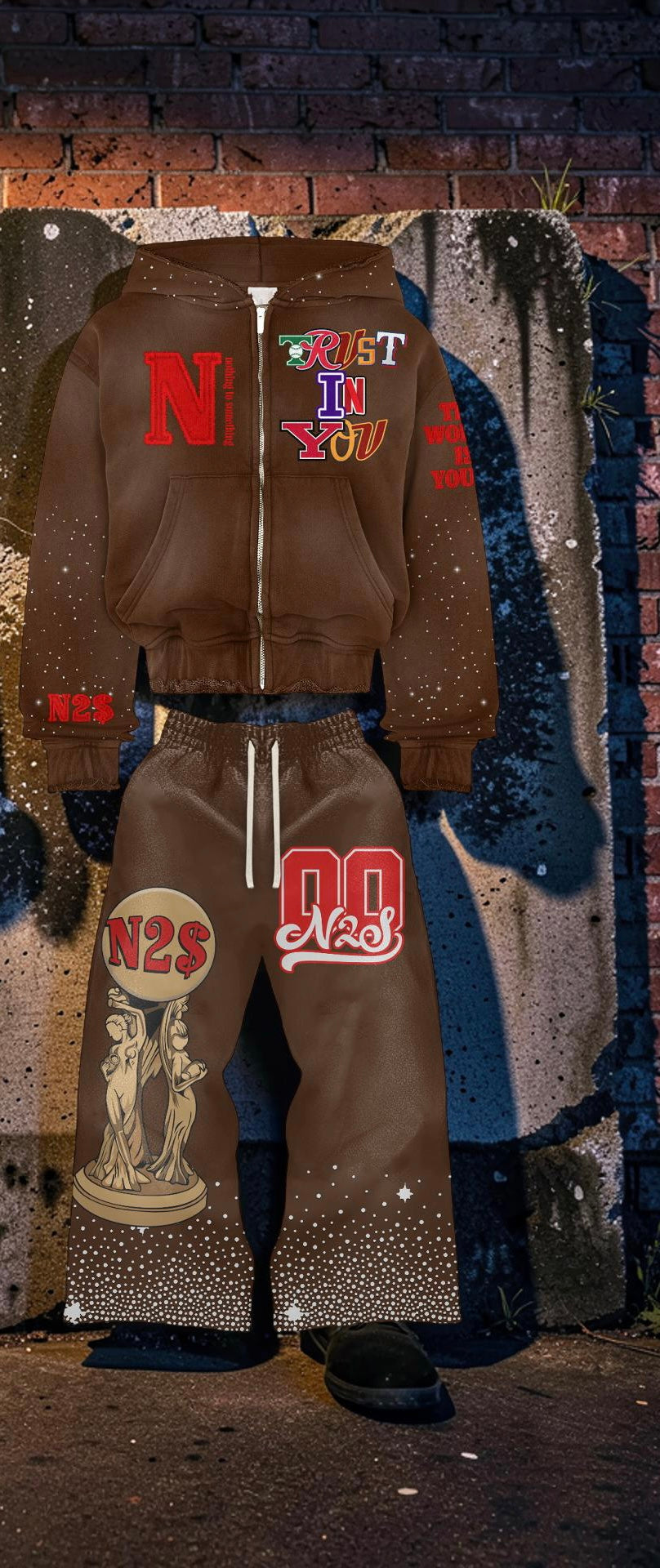The world is yours Special Edition Jumpsuit (brown)