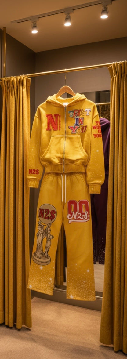 The world is yours Special Edition Jumpsuit (yellow)