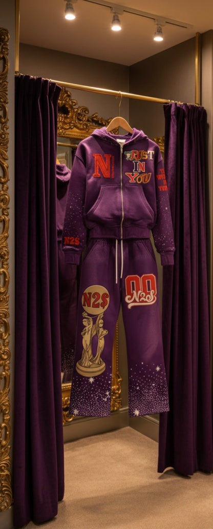 The world is yours Special Edition Jumpsuit (purple)