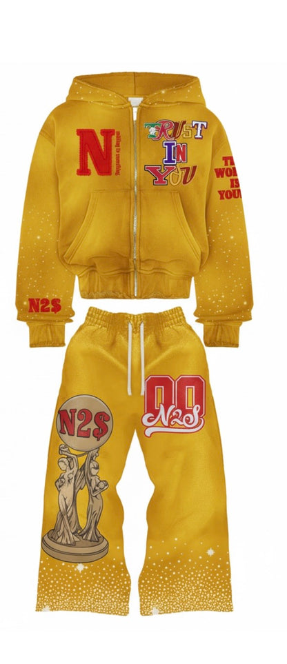 The world is yours Special Edition Jumpsuit (yellow)
