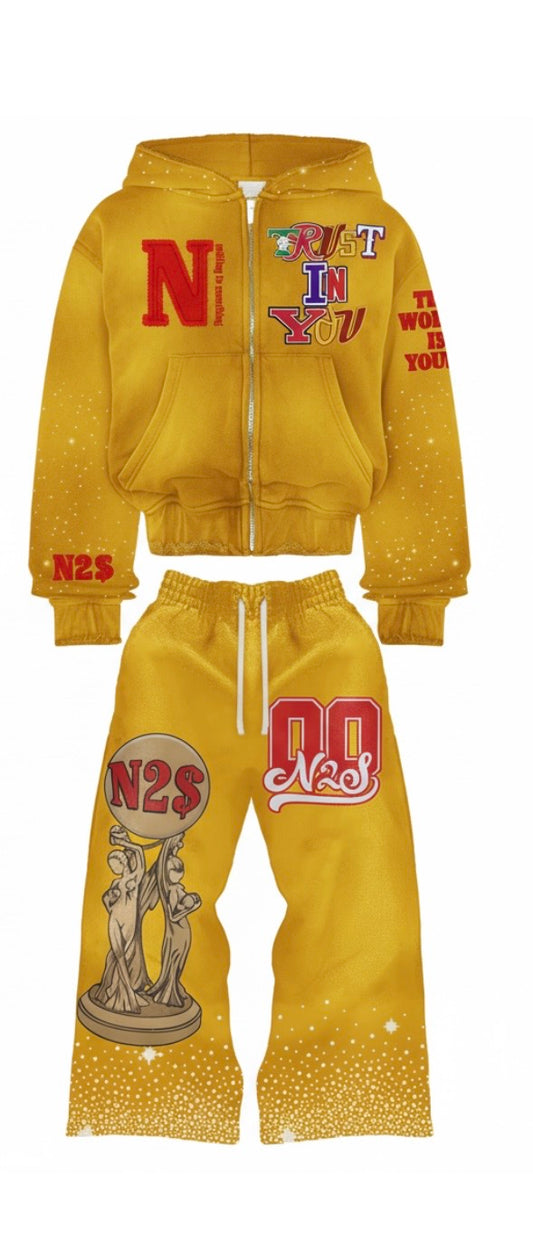 The world is yours Special Edition Jumpsuit (yellow)
